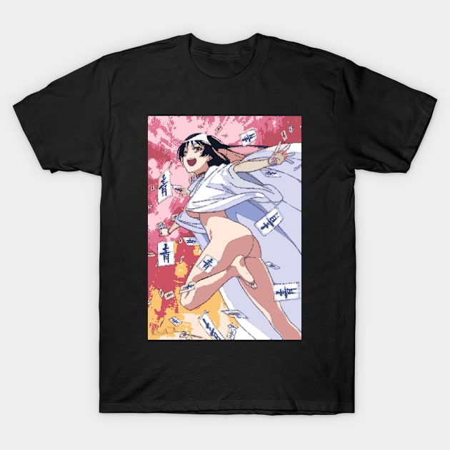 Anime Girl SHIMONETA T-Shirt by BleizerShtorn